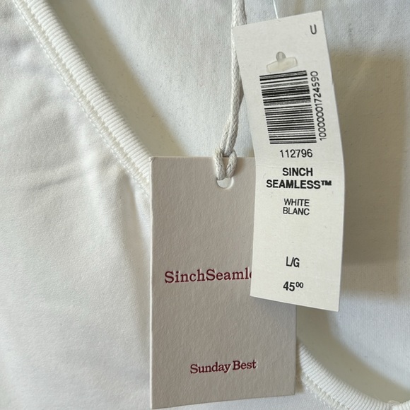 Aritzia (Sunday Best) Sinch Seamless long sleeve top with deep V collar - Picture 2 of 2